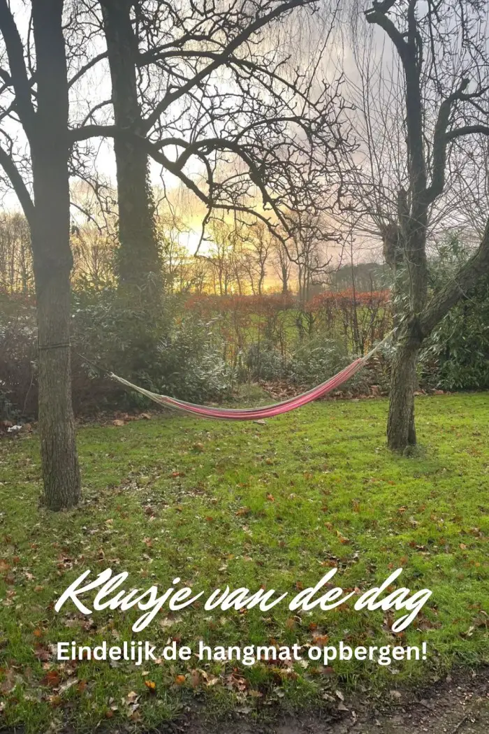 klusje van de dag