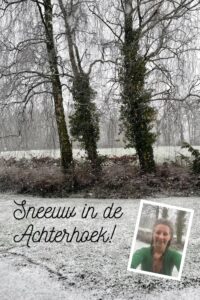 sneeuw in de achterhoek
