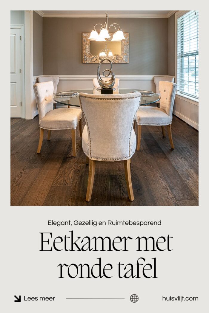 eetkamer met ronde tafel