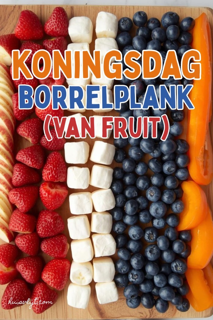 koningsdag borrelplank