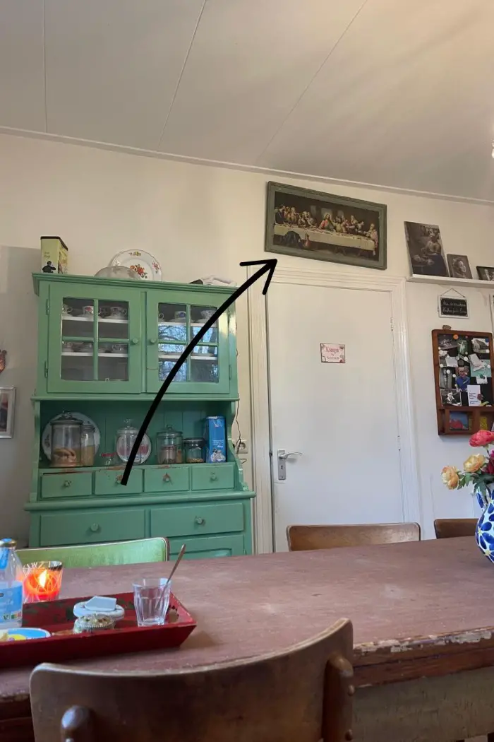 scheef schilderij