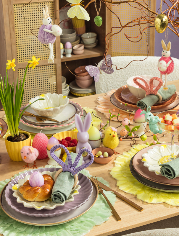 tafel decoratie pasen
