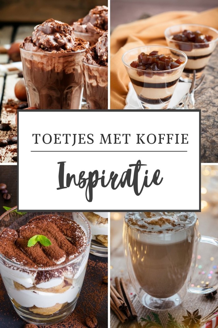 toetjes met koffie