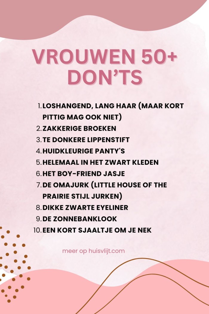 vrouwen van vijftig