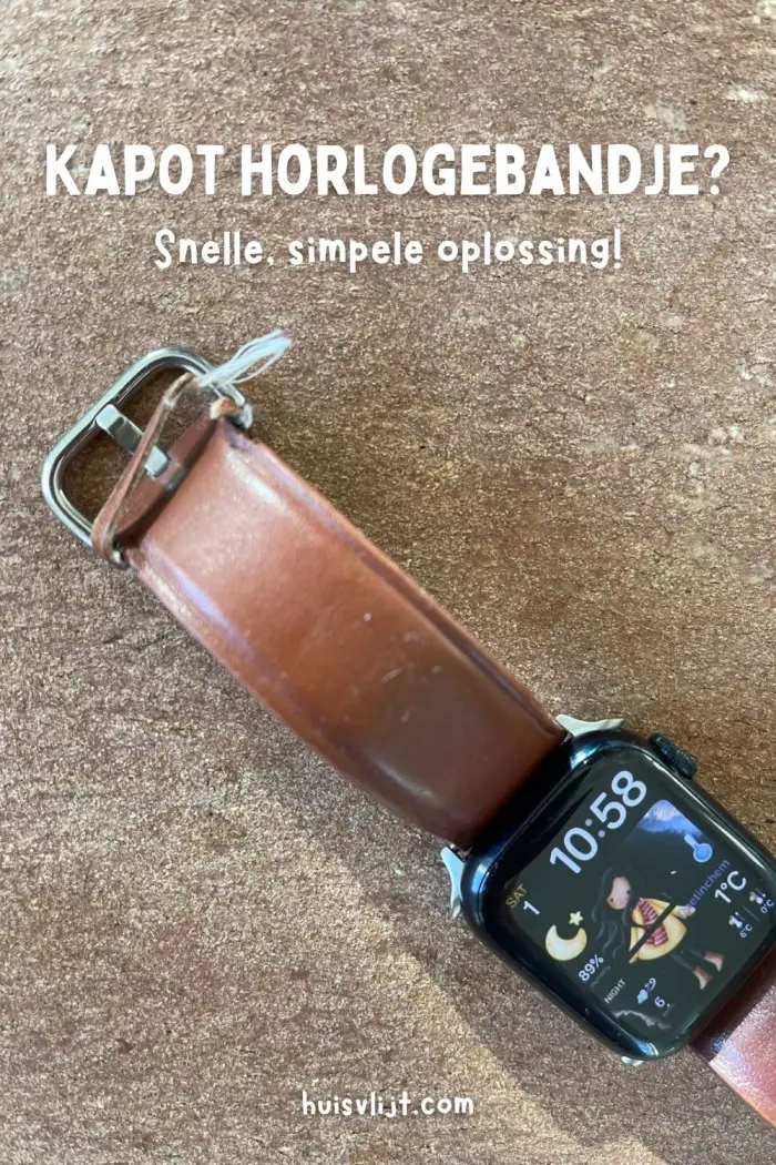 kapot horlogebandje