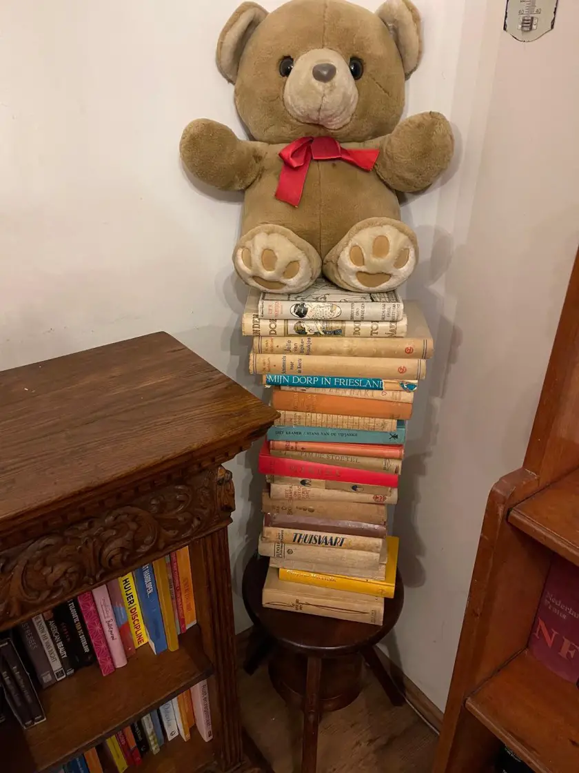 boeken stapelen
