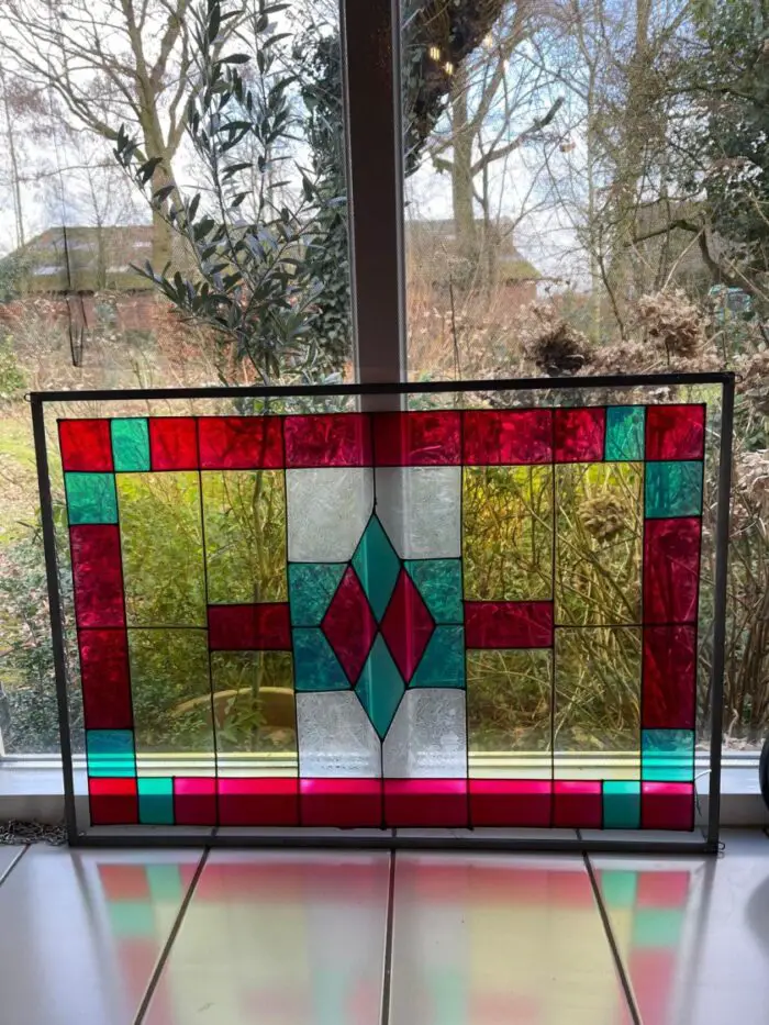 glas in lood raamdecoratie