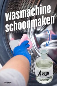 wasmachine schoonmaken met azijn