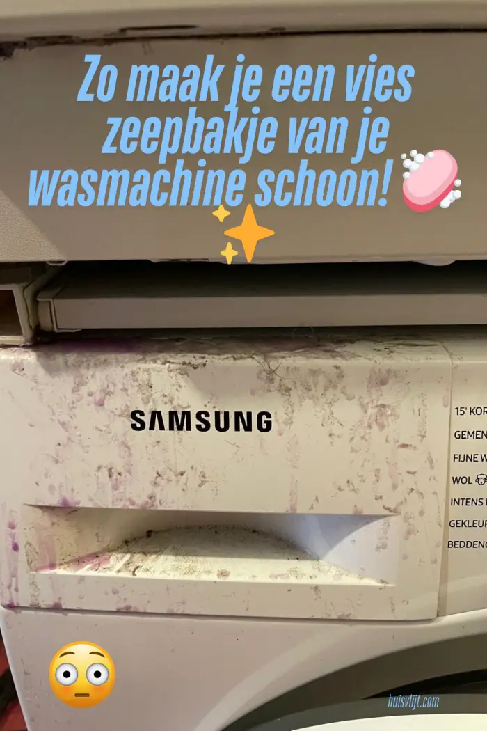 Klusje van de dag: zeepbakje wasmachine schoonmaken! 🧼✨ 1 zeepbakje wasmachine schoonmaken