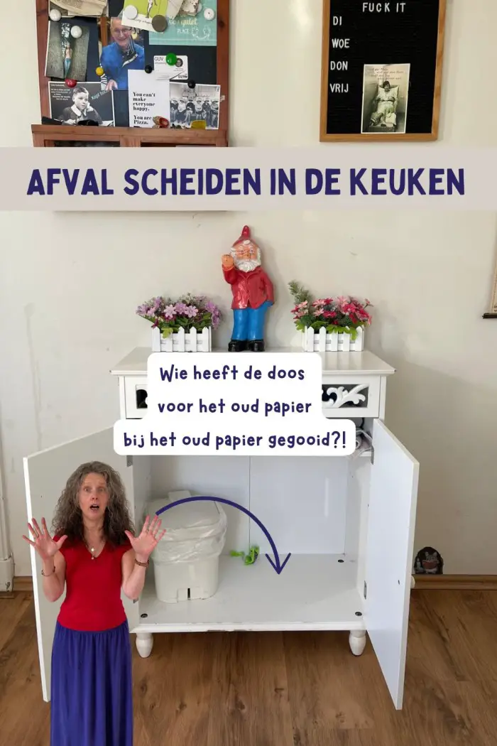 afval scheiden in de keuken