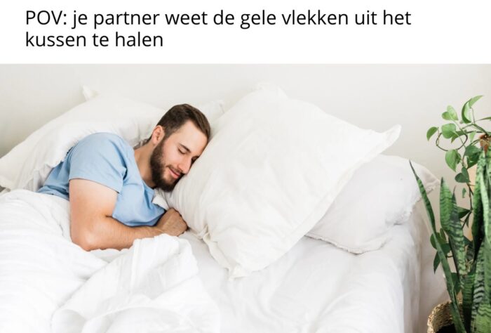 gele vlekken verwijderen