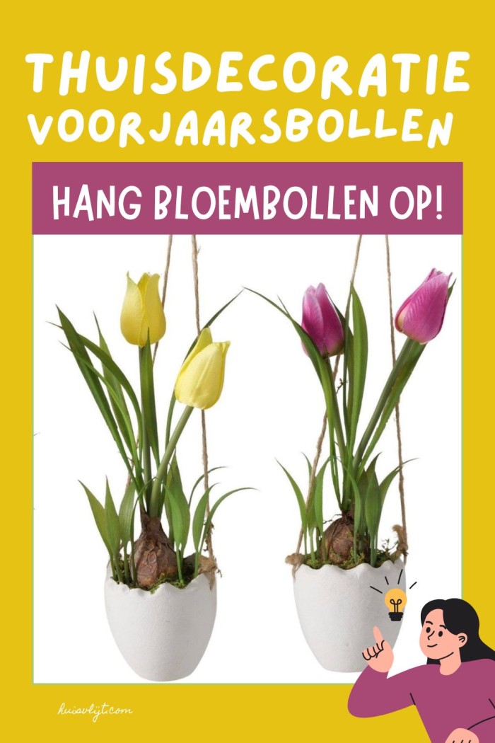 thuisdecoratie voorjaarsbollen