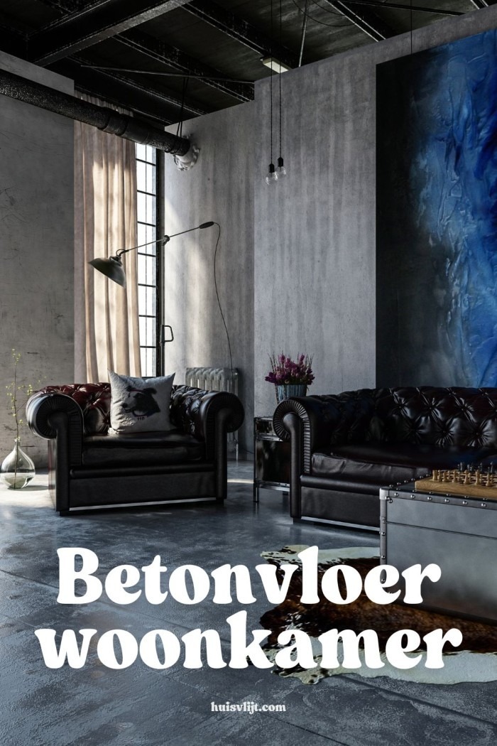 betonvloer woonkamer