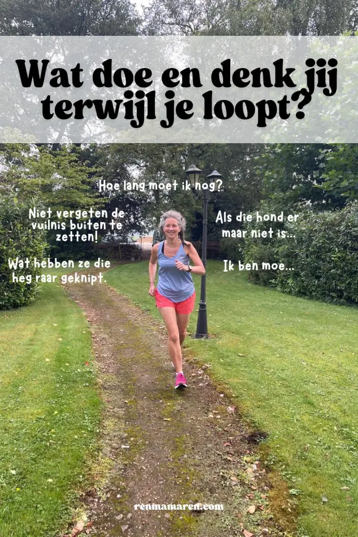 hardlopen en denken