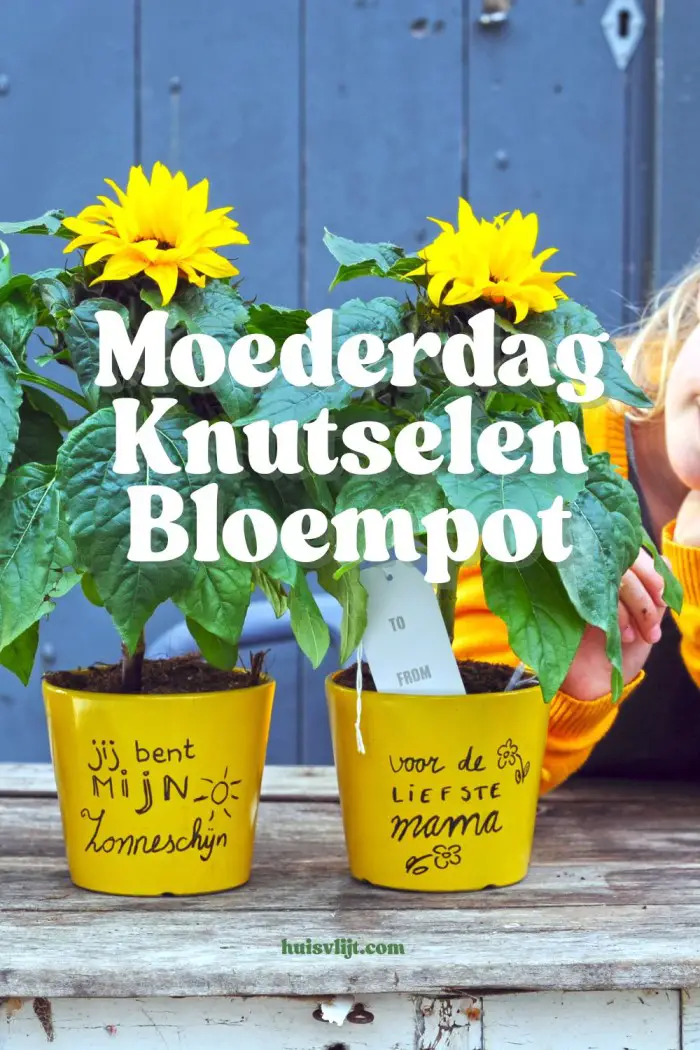 moederdag knutselen bloempot