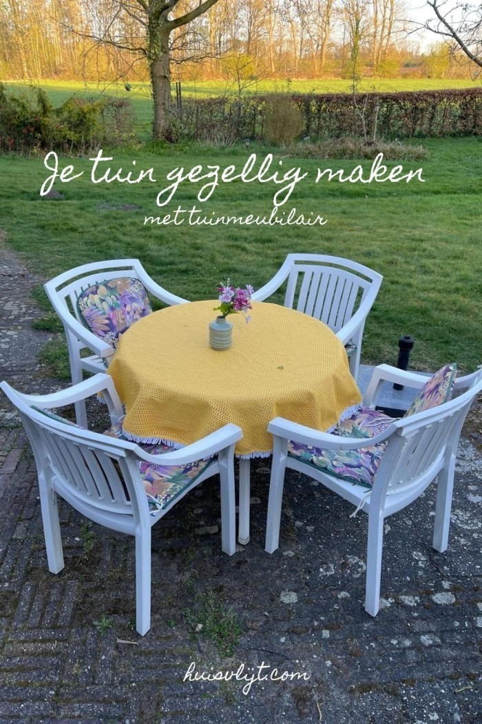 tuin gezellig maken met tuinmeubilair