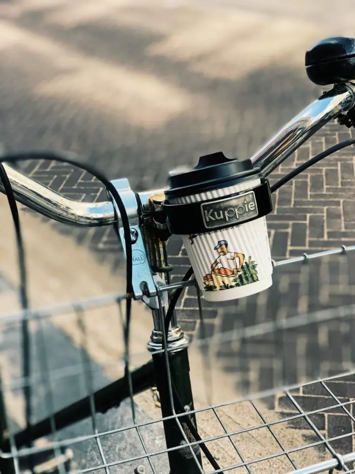 koffiebeker houder fiets