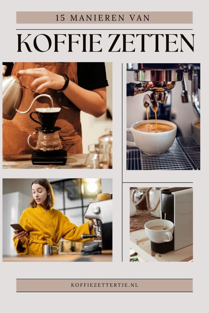 koffie zetten