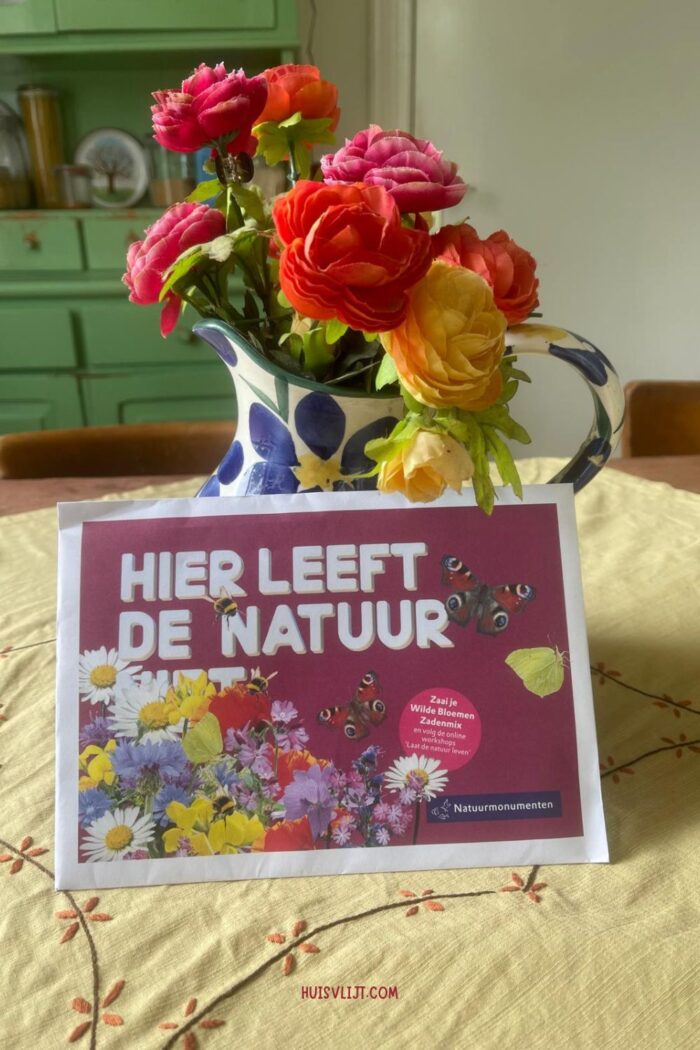 wilde bloemen tuin