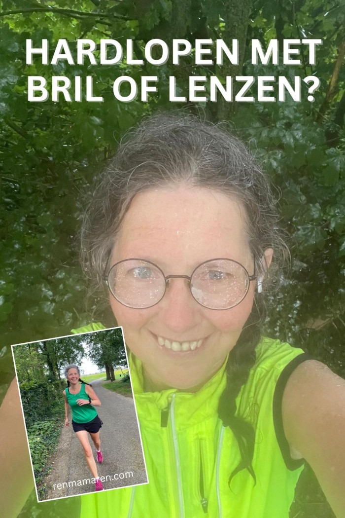 hardlopen met bril of lenzen