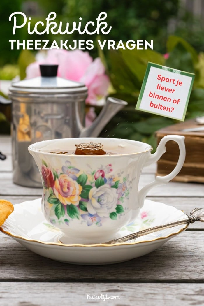 pickwick theezakjes vragen