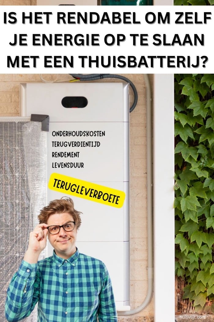 energie opslaan met een thuisbatterij