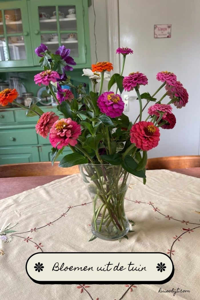 bloemen uit de tuin