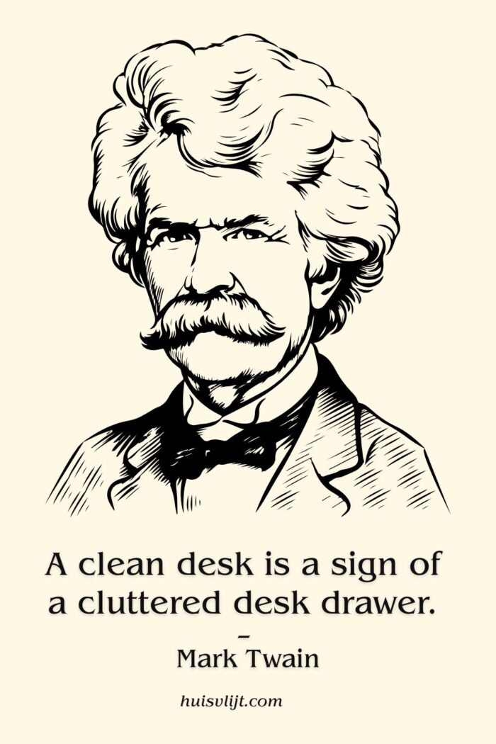 bureau opruimen tips