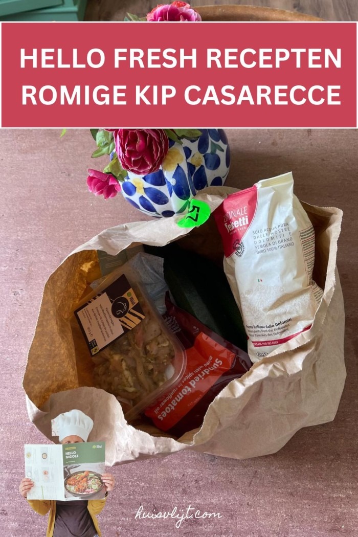 hello fresh recepten met kip