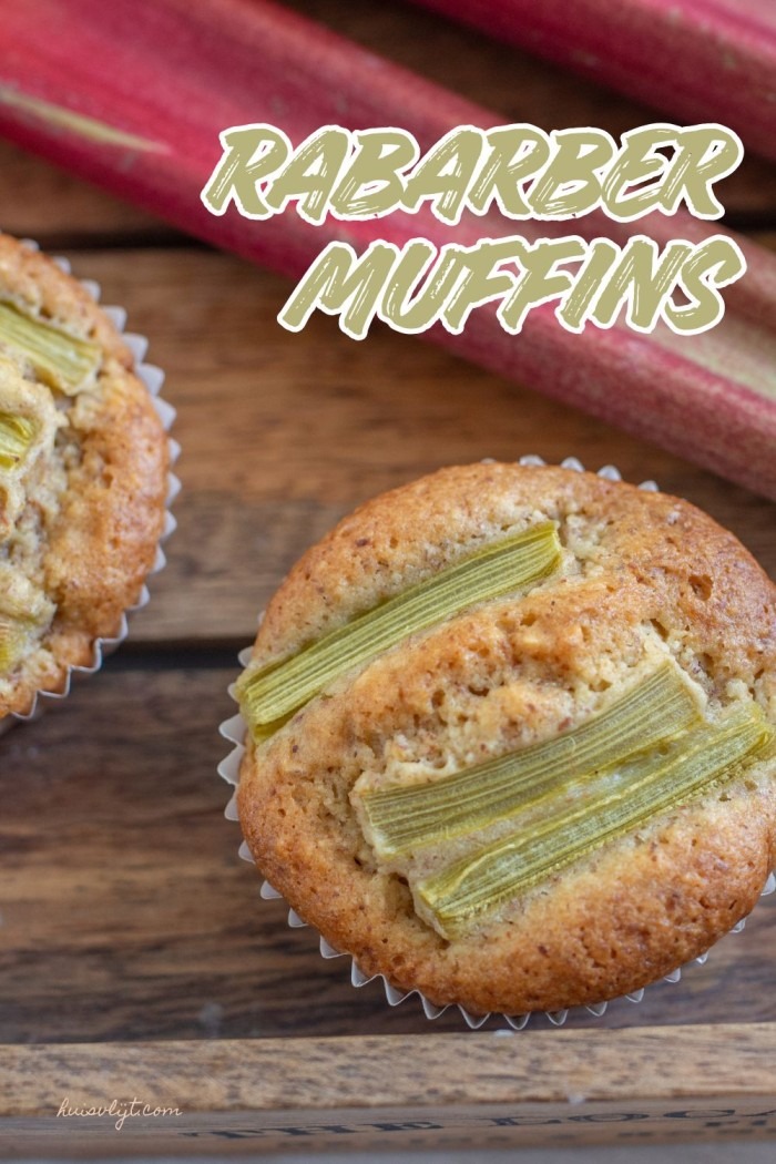 rabarbermuffins