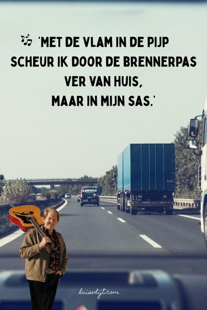 met de vlam in de pijp