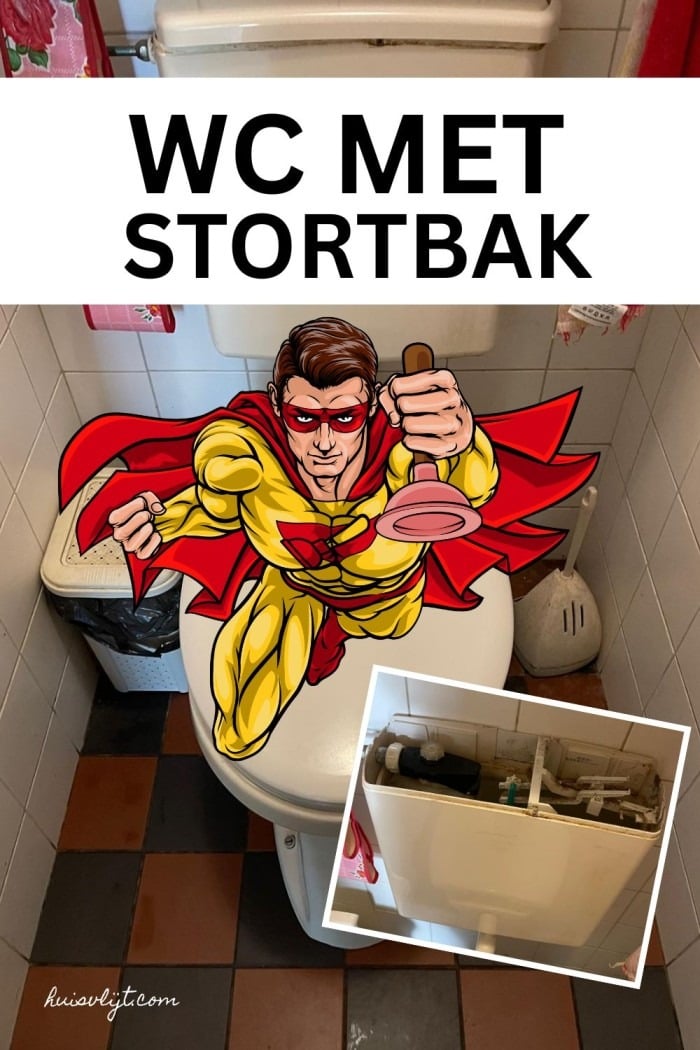Kapotte stortbak wc Update + een goede klusjesman zoeken 1 wc met stortbak