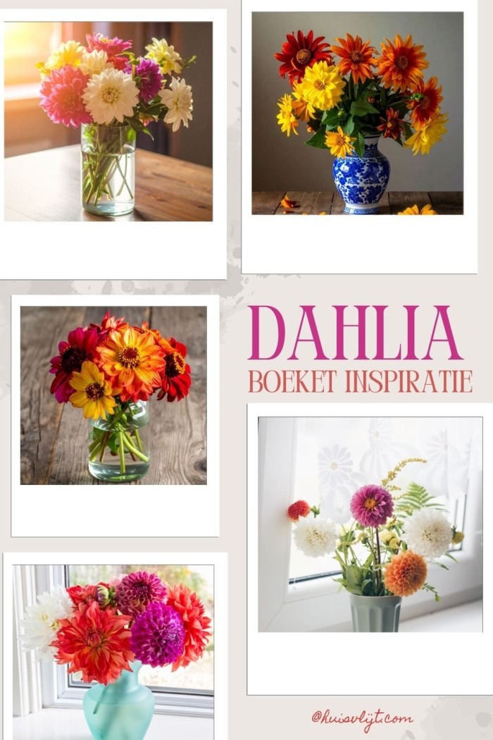dahlia boeket
