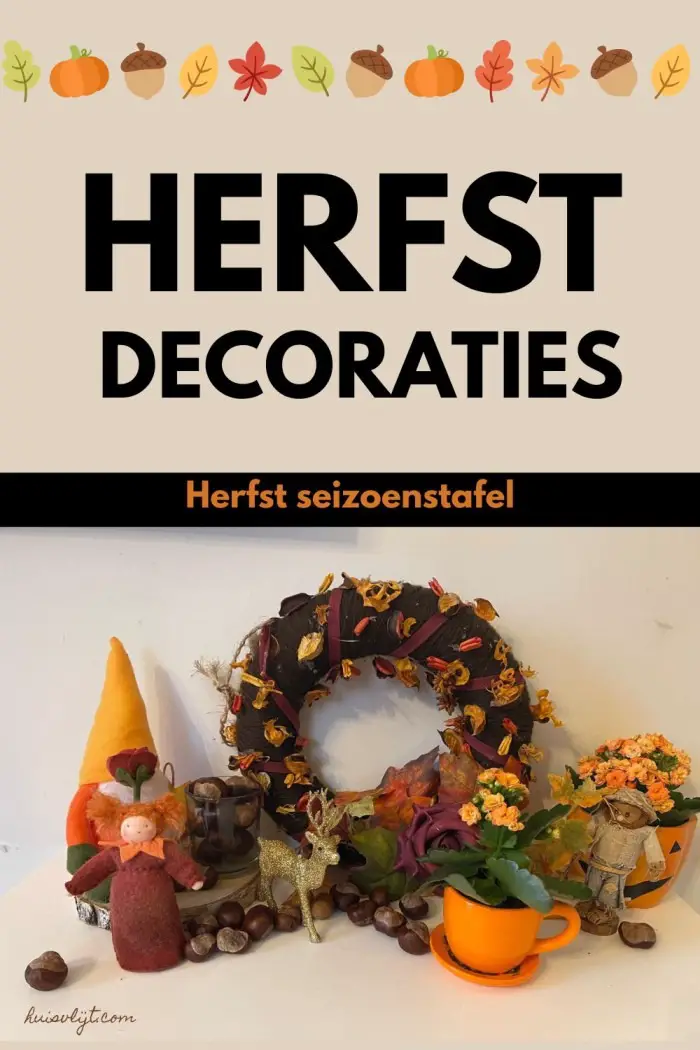 herfst decoraties seizoenstafel