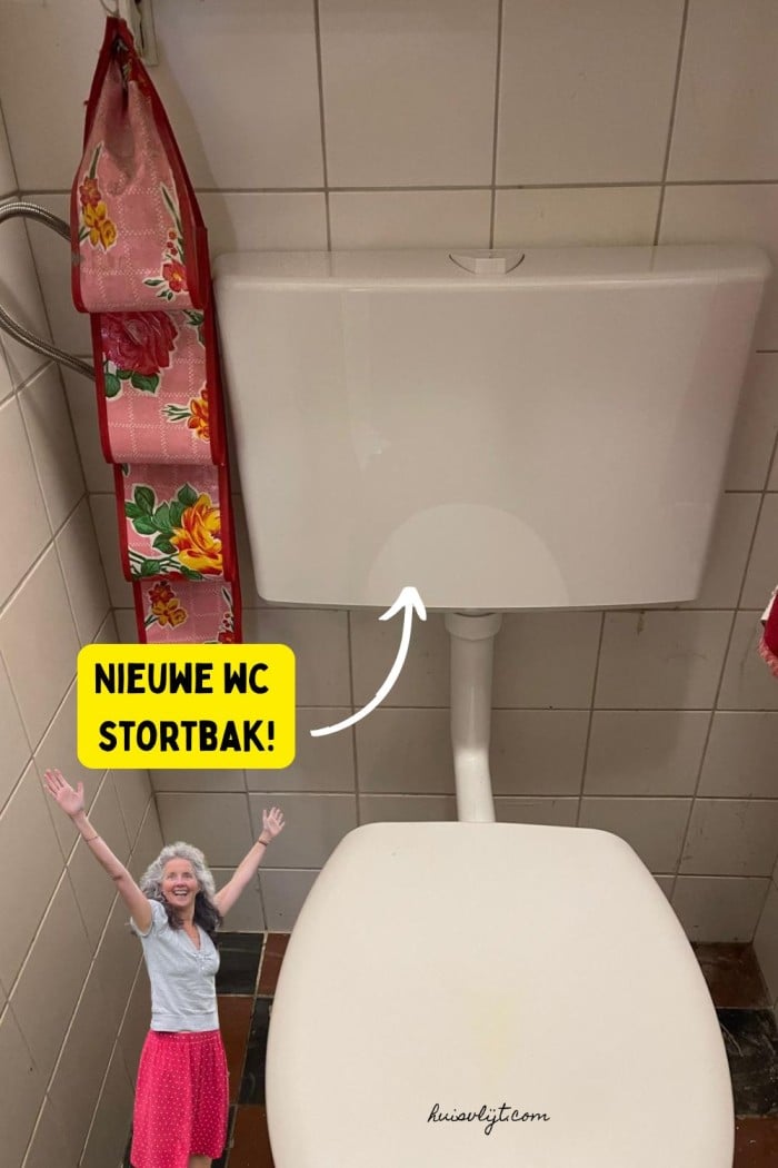 Kapotte stortbak wc Update + een goede klusjesman zoeken 2 wc stortbak
