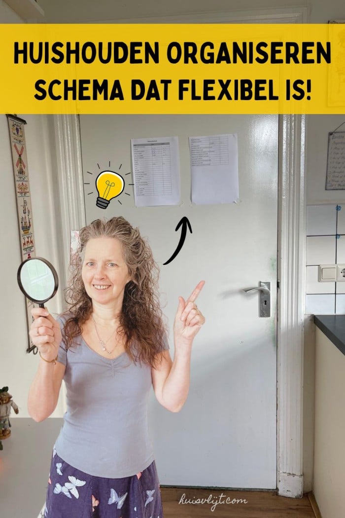 huishouden organiseren schema