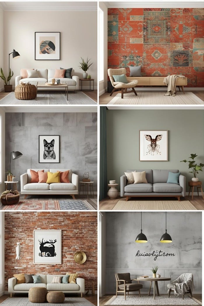 muren woonkamer aesthetic