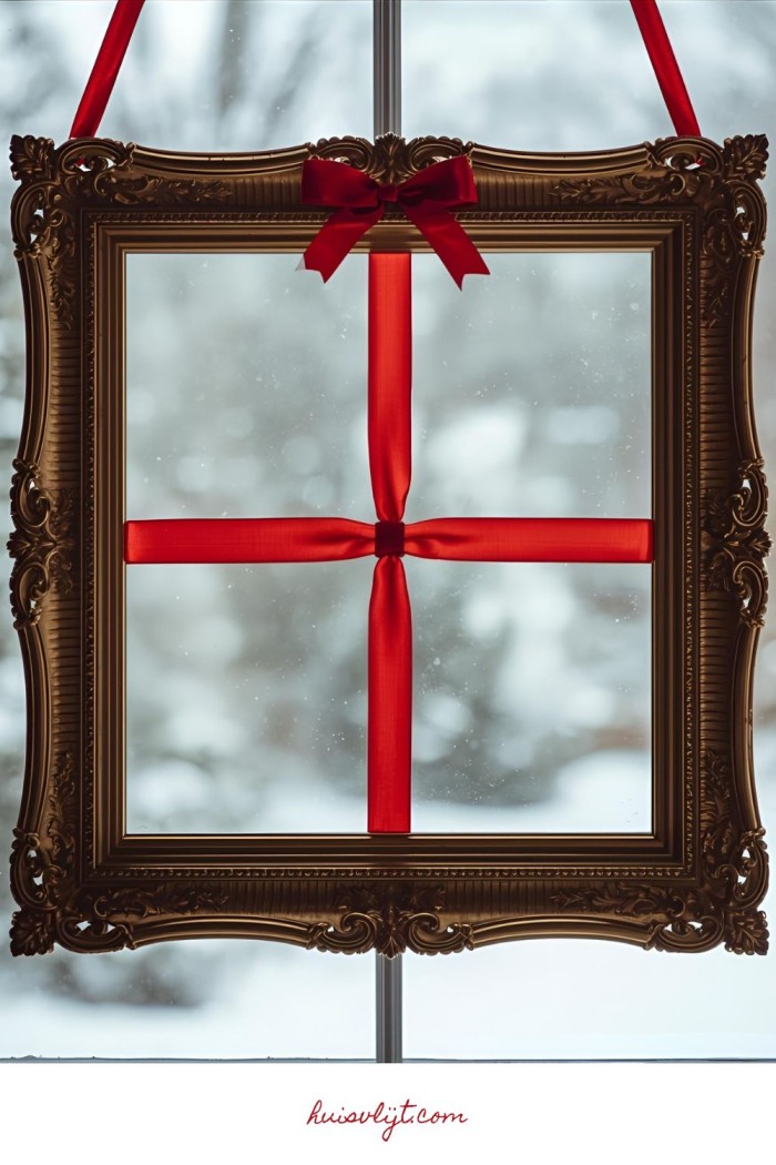 diy kerstdecoratie raam