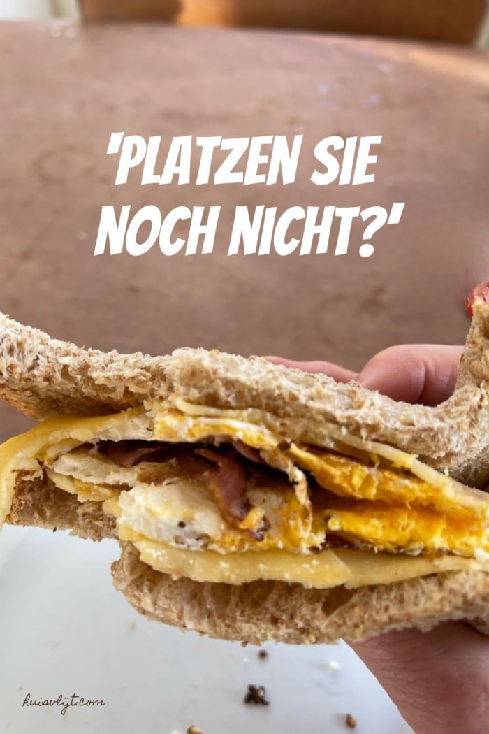 Herinnering aan mijn vader: Platzen Sie noch nicht? 2 herinneringen