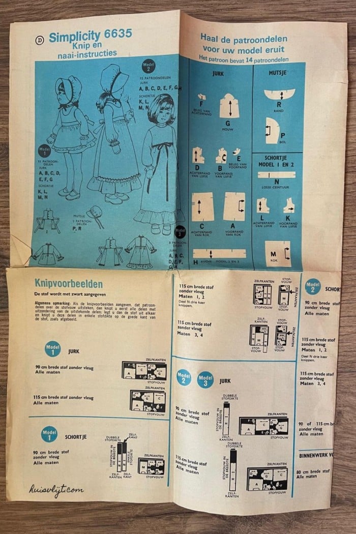 holly hobbie dress pattern