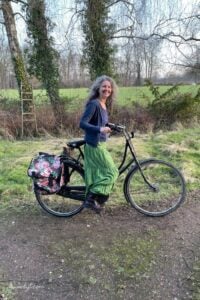 fietsen met rok