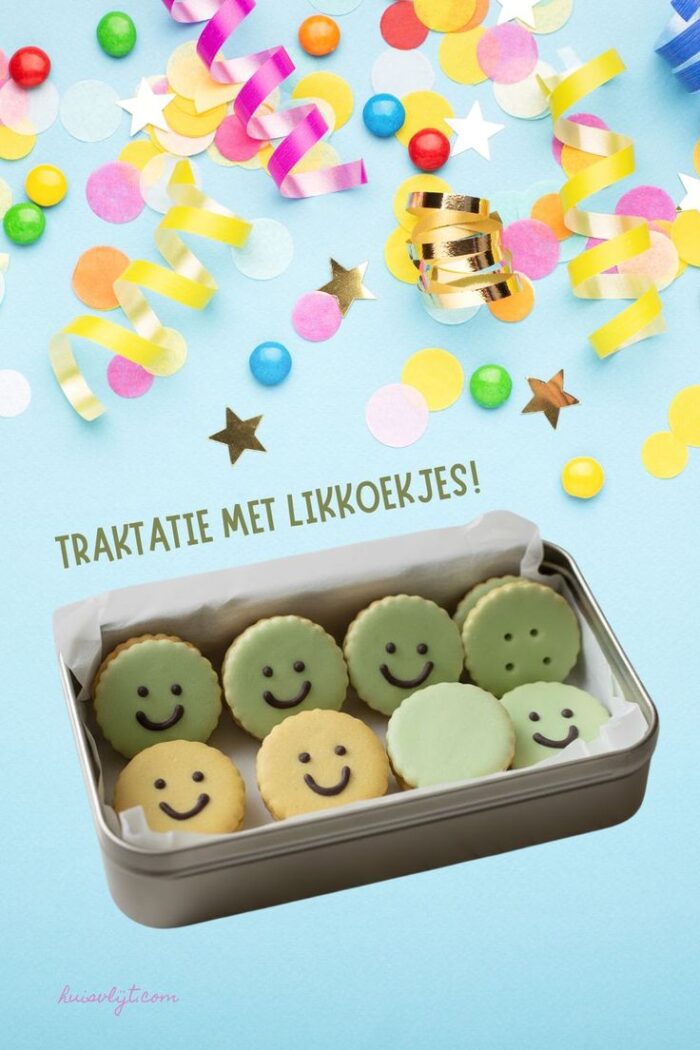 kindertraktatie met likkoekjes