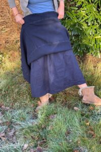 lange rok combineren winter