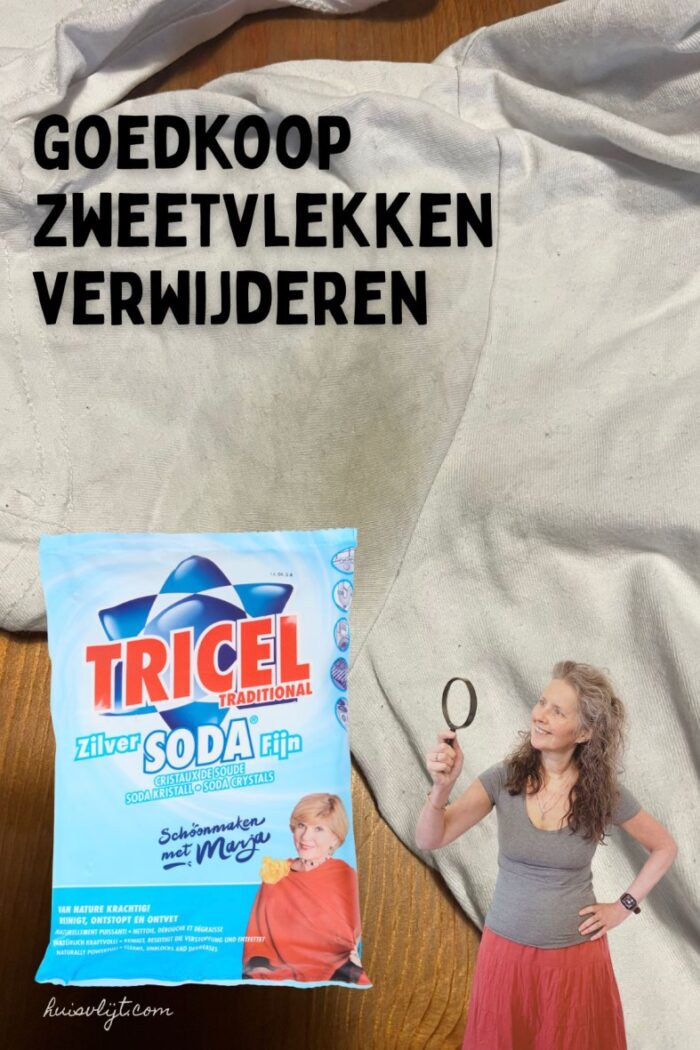 goedkoop zweet vlekken verwijderen