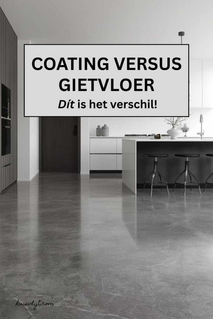 Alles over een Vloer Coating! 4 coating versus gietvloer