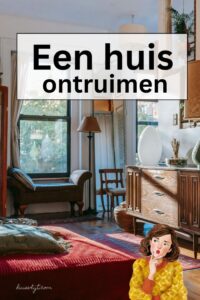 een huis ontruimen