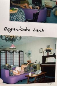 organische bank woonkamer