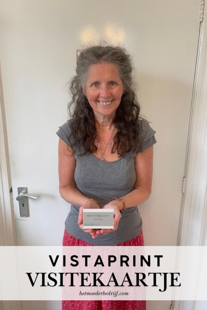 vistaprint visitekaartje