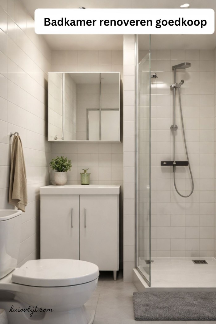 badkamer renoveren goedkoop