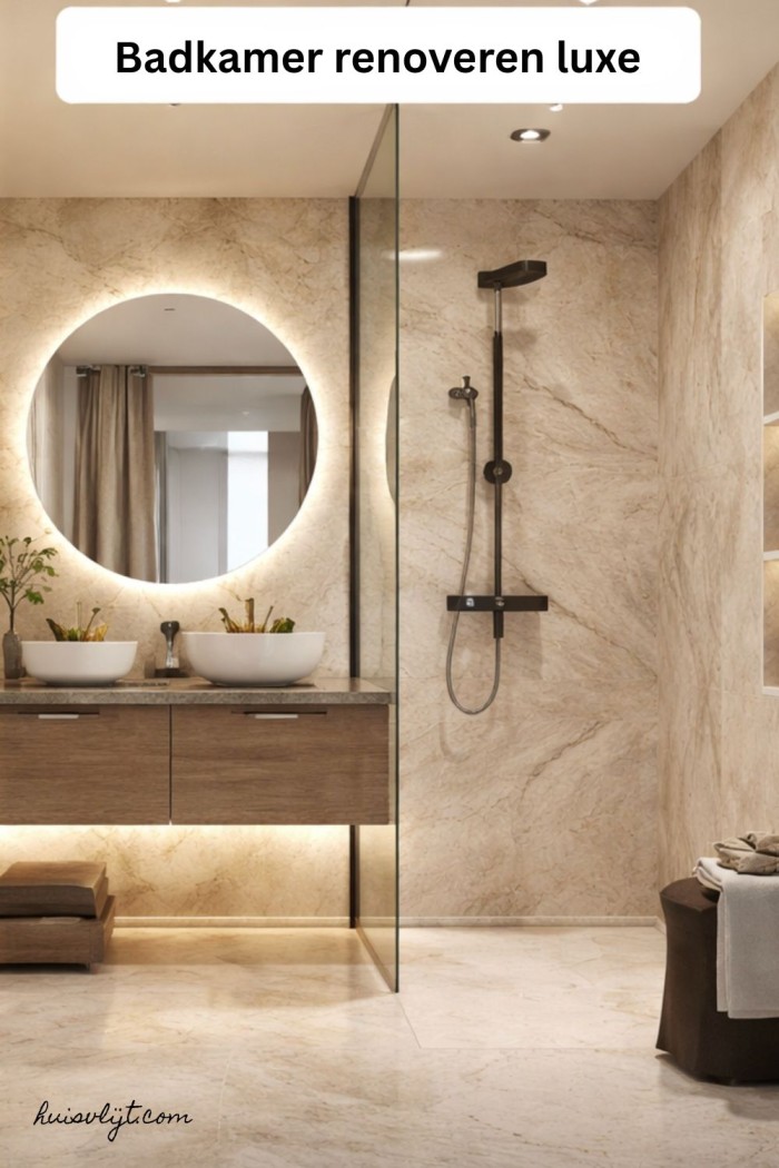 badkamer renoveren luxe